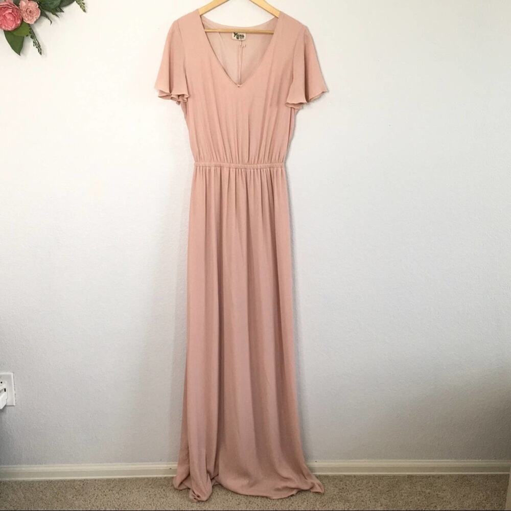 New NWT Show me your Mumu blush pink medium maxi dress - Picture 7 of 11